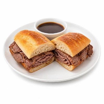Yard House Sandwiches Roast Beef Dip (1 Sandwich) with Au Jus