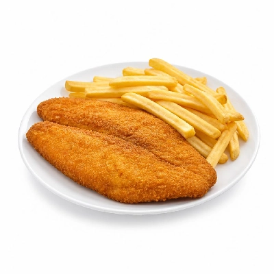 Yard House Seafoods Fish and Chips (1 Serving) with French Fries