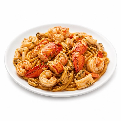 Yard House Seafoods Lobster Garlic Noodles