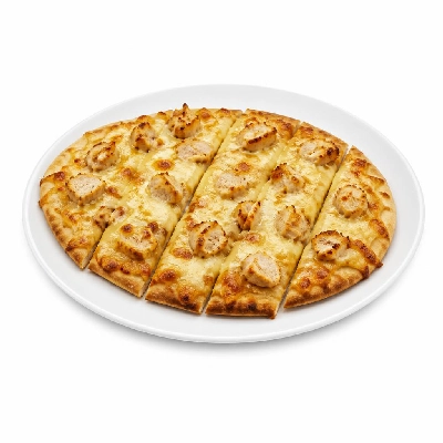 Yard House Snacks Smoked Gouda and Chicken Flatbread