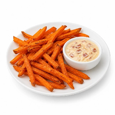 Yard House Snacks Sweet Potato Fries (1 Serving) with Creamed Maple Bacon Dip