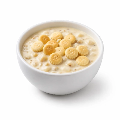 Yard House Starter Soups Clam Chowder Cup (1 Bowl) with Oyster Crackers