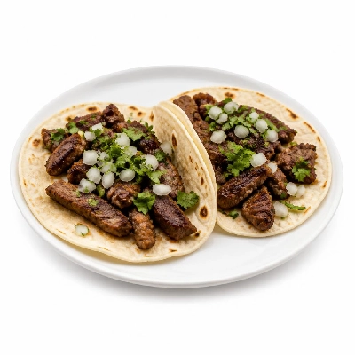 Yard House Street Tacos Asada with Flour Tortillas Two