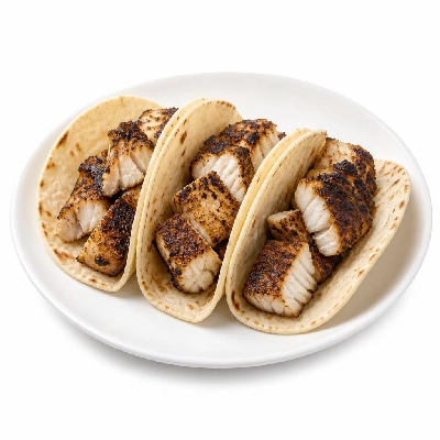 Yard House Street Tacos Blackened Swordfish with Flour Tortillas Three