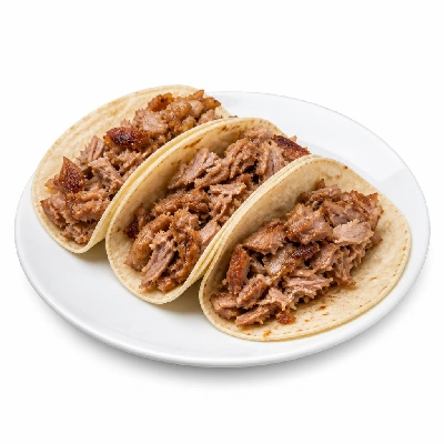 Yard House Street Tacos Carnitas with Flour Tortillas Three