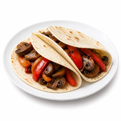 Yard House Street Tacos Hongos y Rajas with Flour Tortillas Two