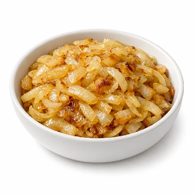 Yellow onions sauteed