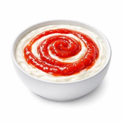 Yogurt with Tomato Sauce
