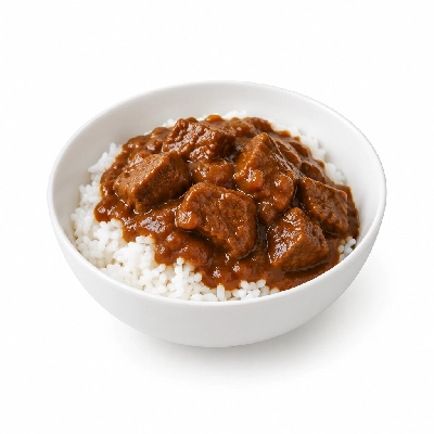 Zippy's Beef Curry Plate