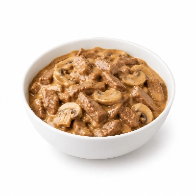 Zippy's Beef Stroganoff Plate