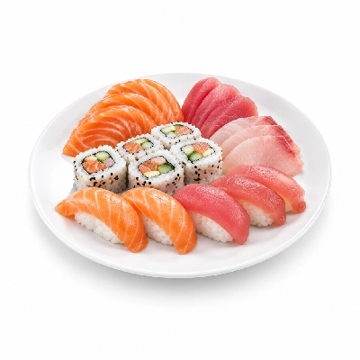 Zippy's Combo Sushi and Sashimi