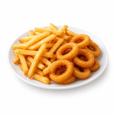 Zippy's French Fries Onion Rings Combo