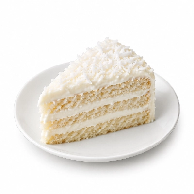 Zippy's Haupia Cake Slice 8 Inch