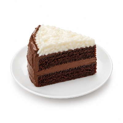 Zippy's Haupia Chocolate Cake Slice 8 Inch