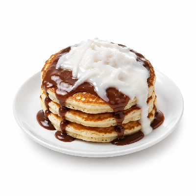 Zippy's Haupia Chocolate Pancake