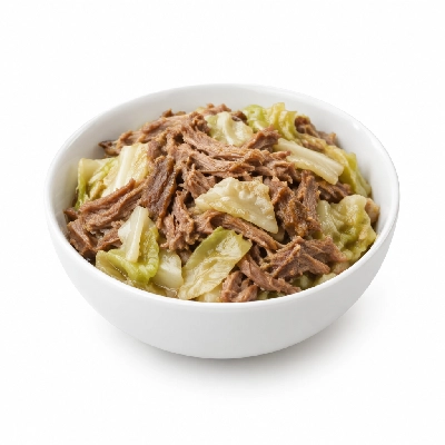 Zippy's Hawaiian Plate Combo with Kalua Pig Cabbage