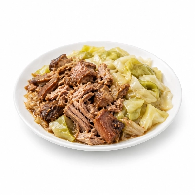 Zippy's Mini Kalua Pig with Cabbage Plate