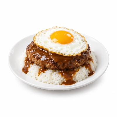Zippy's Mini Loco Moco Plate