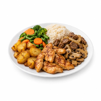 Zippy's Mixed Plate