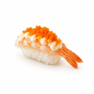 Zippy's Nigiri Ebi with Mayo & Masago 2 Piece