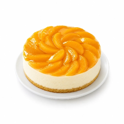 Zippy's Peach Bavarian Cake 8 Inch