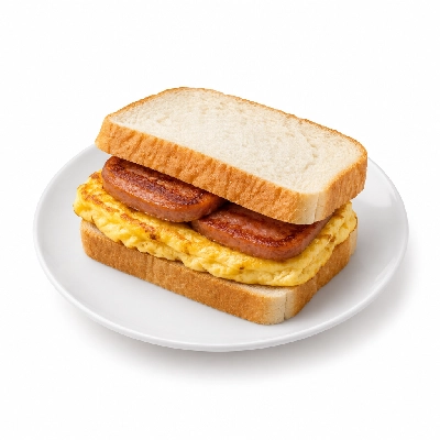 Zippy's Spam Omelette Sandwich