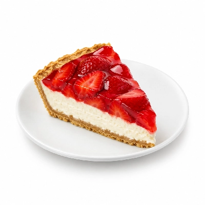 Zippy's Strawberry Gelatin Cream Pie Slice