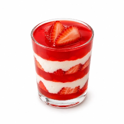 Zippy's Strawberry Gelatin Parfait