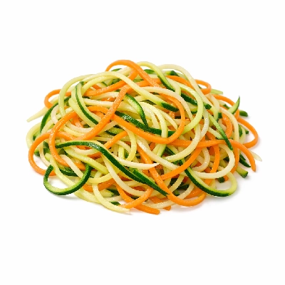Zucchini and carrot noodles