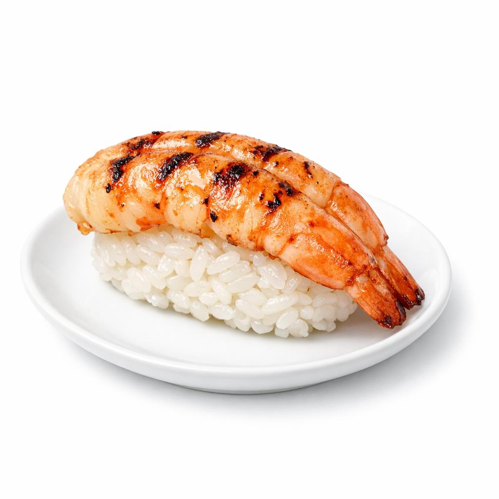 Grilled Shrimp Sushi