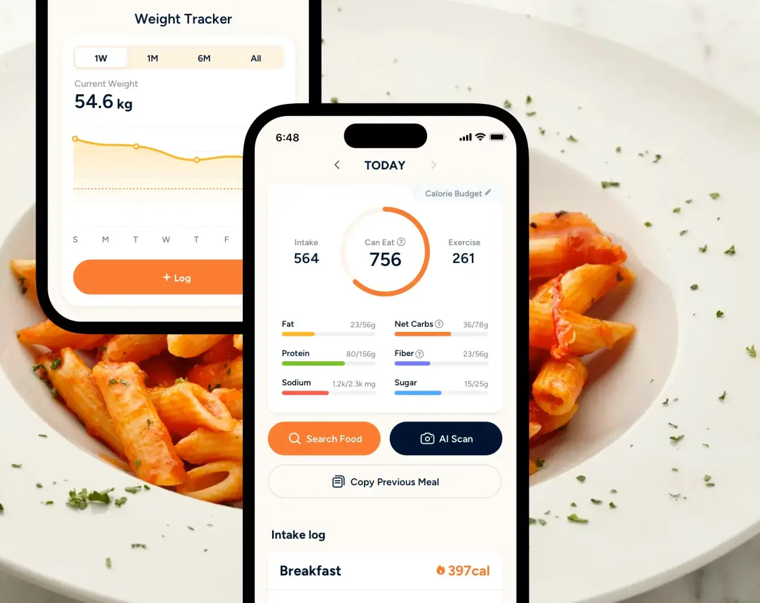Achieve your weight goals sustainably with Eato’s nutrition tracker for free. Download on App Store and Google Play.