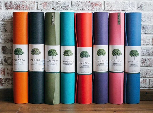 Jade Yoga Harmony Mat best non slip yoga mat made from natural rubber, ethically conscious.