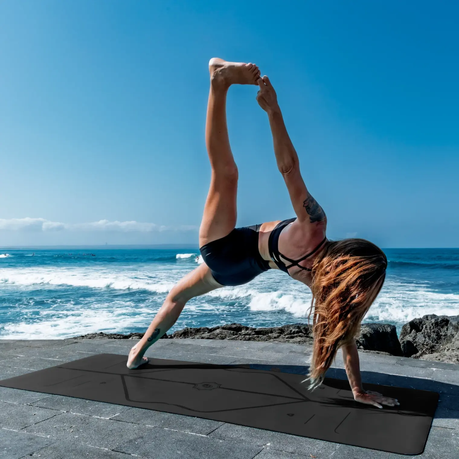 Liforme yoga mat the best yoga mat for hot yoga with a non slip surface