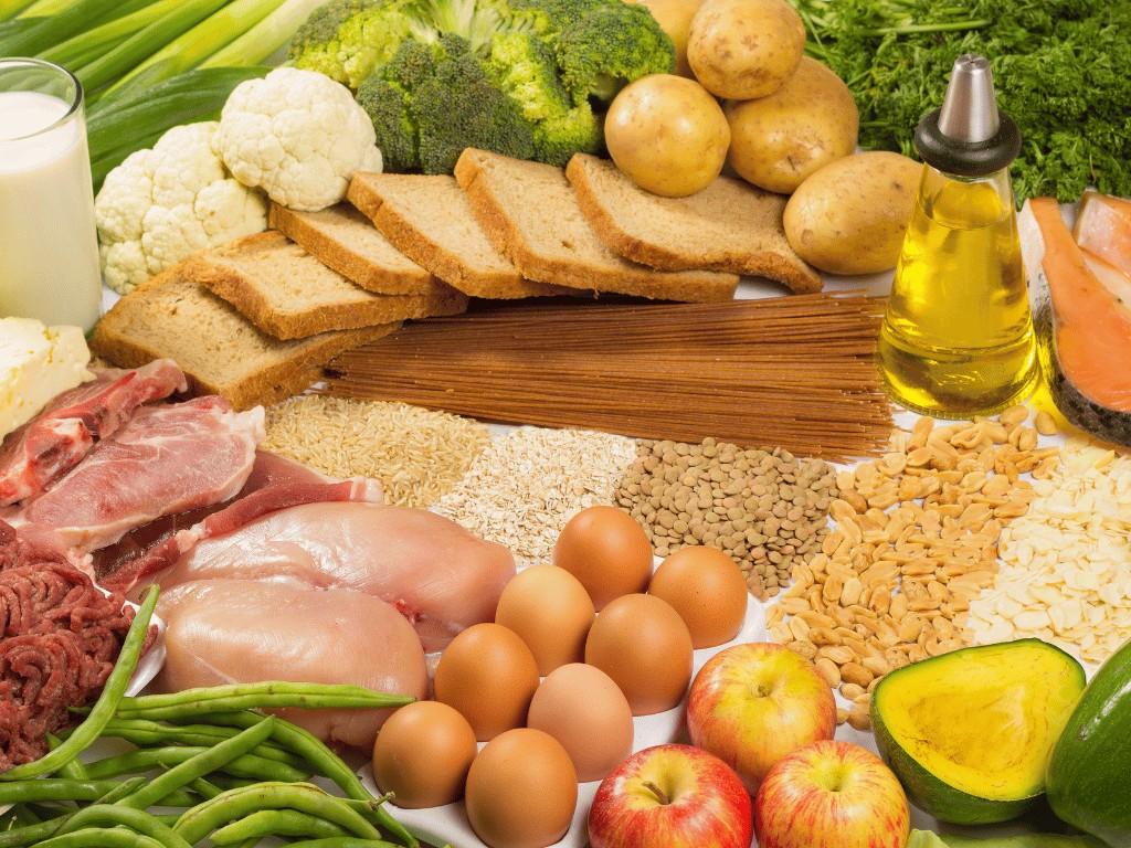 image of macronutrient food groups