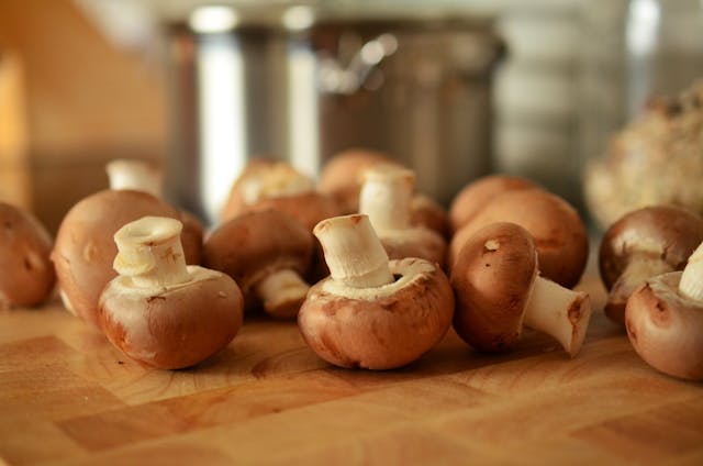 immune support and natural killer cell activity have been linked to white button mushrooms