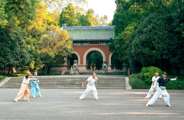 Tai Chi walking incorporates the aspects of slow movements, posture, and mind-body connection into slow, deliberate, mindful walking.